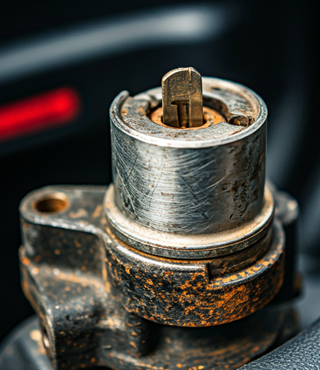 Worn-Out Ignition Cylinder